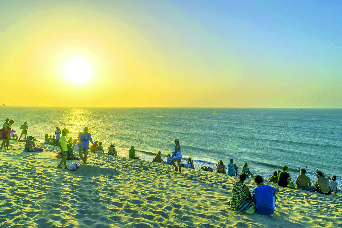 Pôr do sol - Jeri é famosa pelos disputados fins de tarde