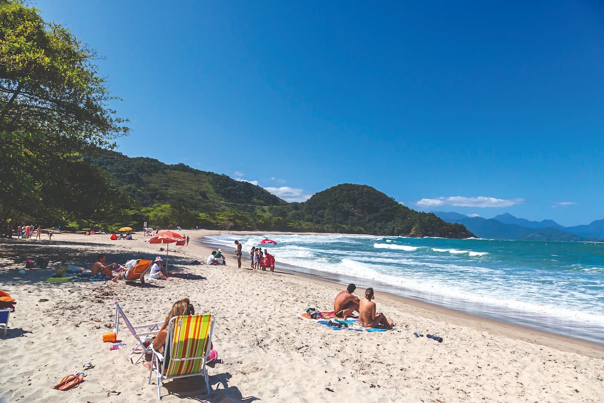 um trecho de Ubatuba