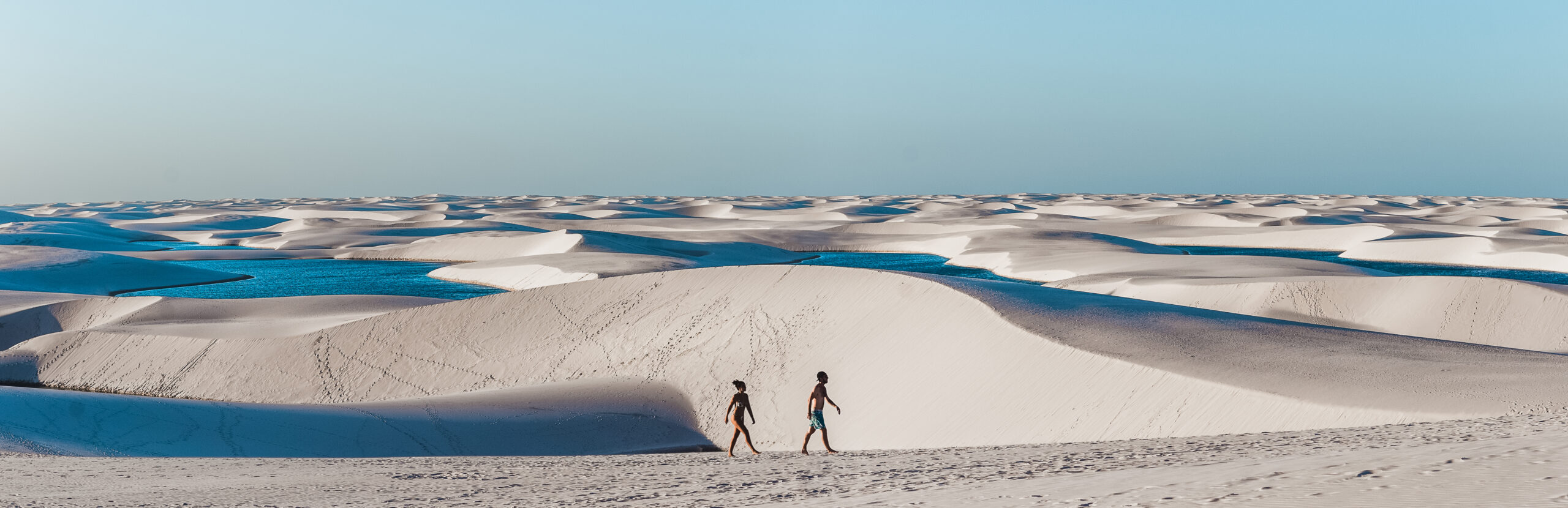 Lençóis,Maranhenses,,Brazil,-,July,24,2019:,Travel,Couple,Trek