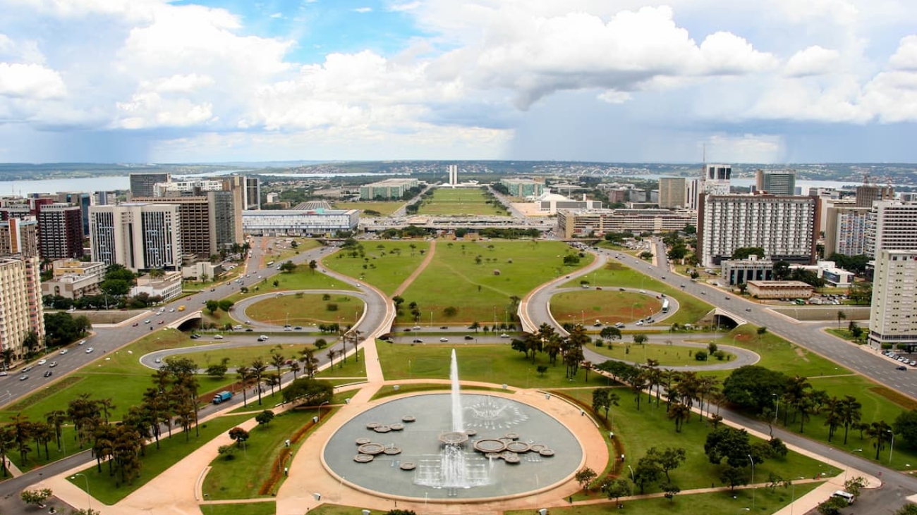 vista area de Brasília