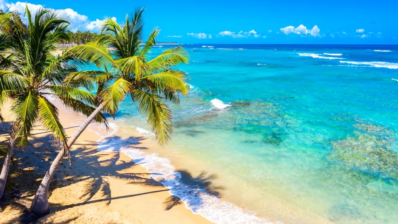 Punta Cana, um paraíso banhado pelas águas cristalinas do Mar do Caribe.