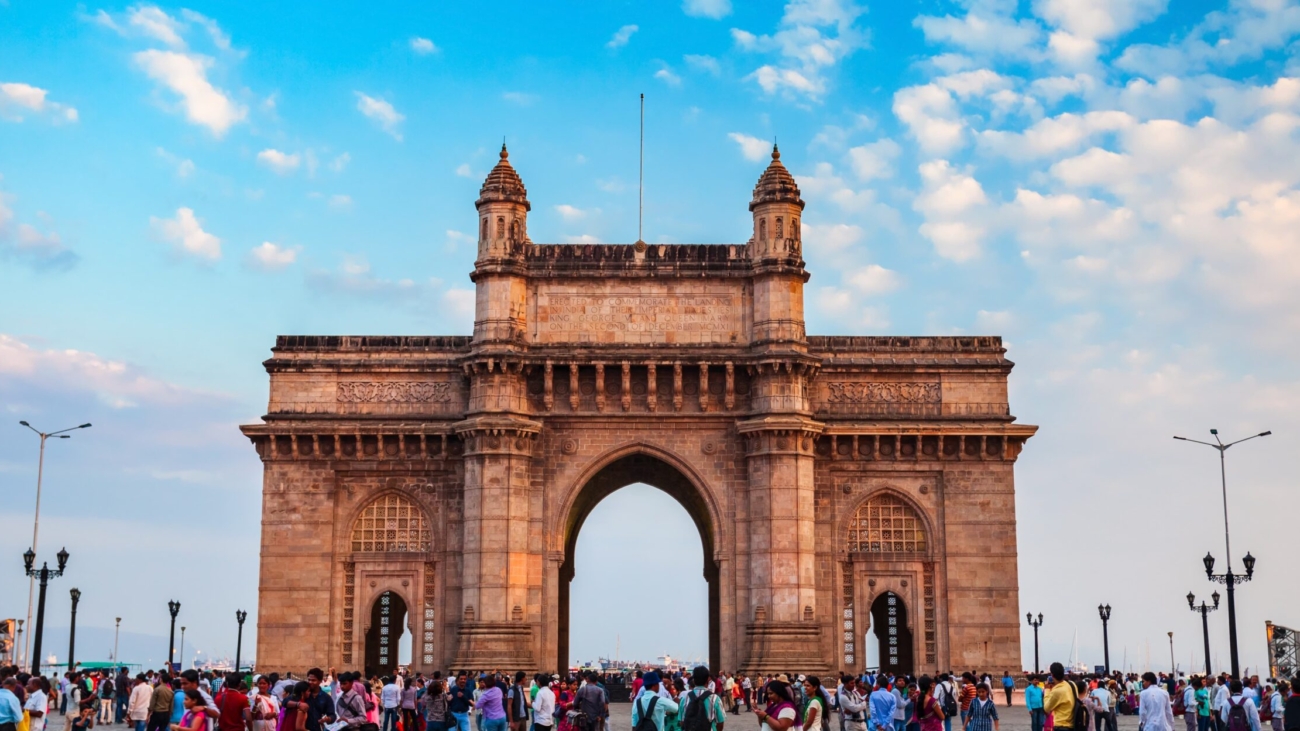 Portal da Índia, em Mumbai (Crédito: Freepik/@saiko3p)