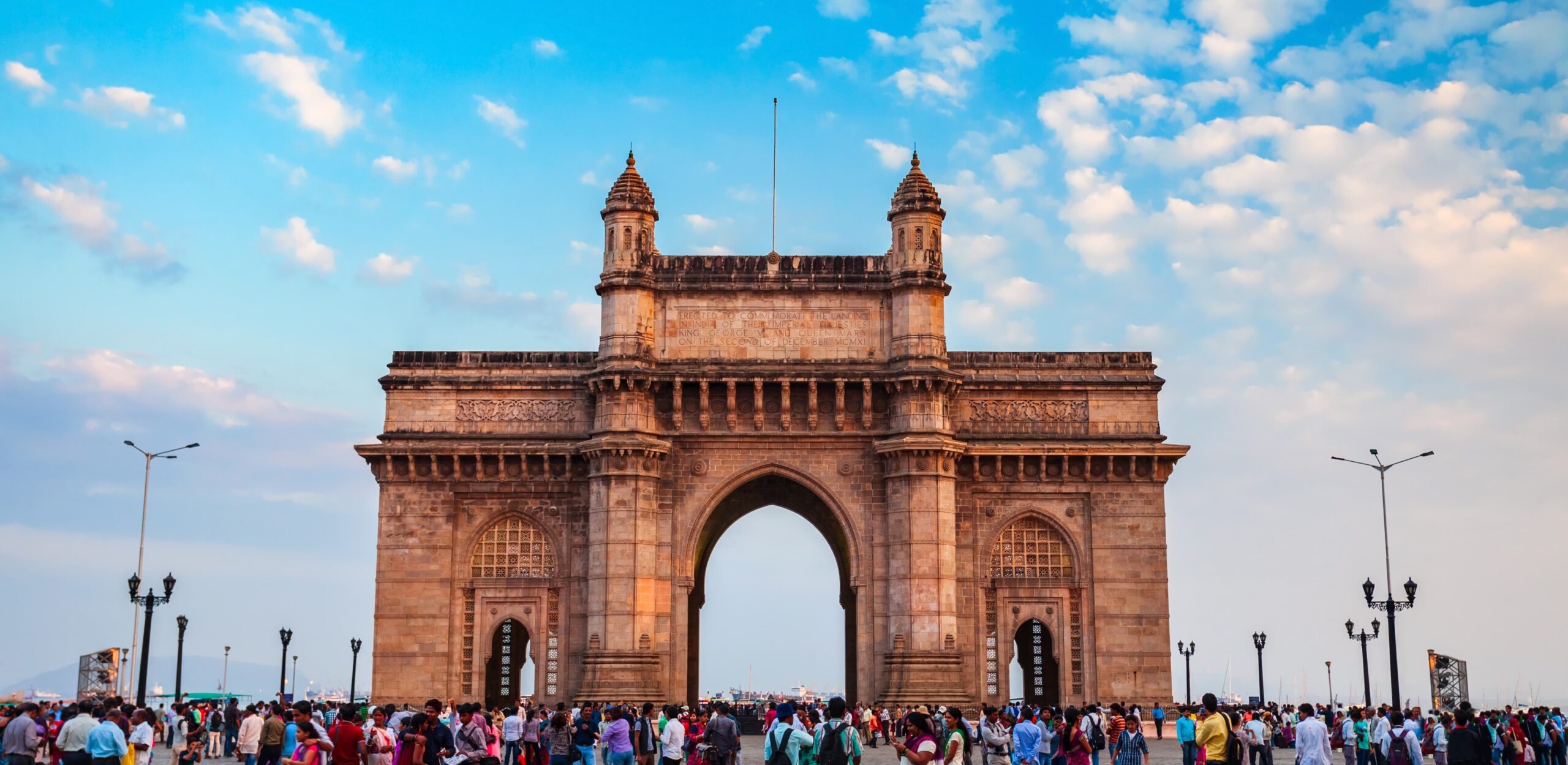 Portal da Índia, em Mumbai (Crédito: Freepik/@saiko3p)