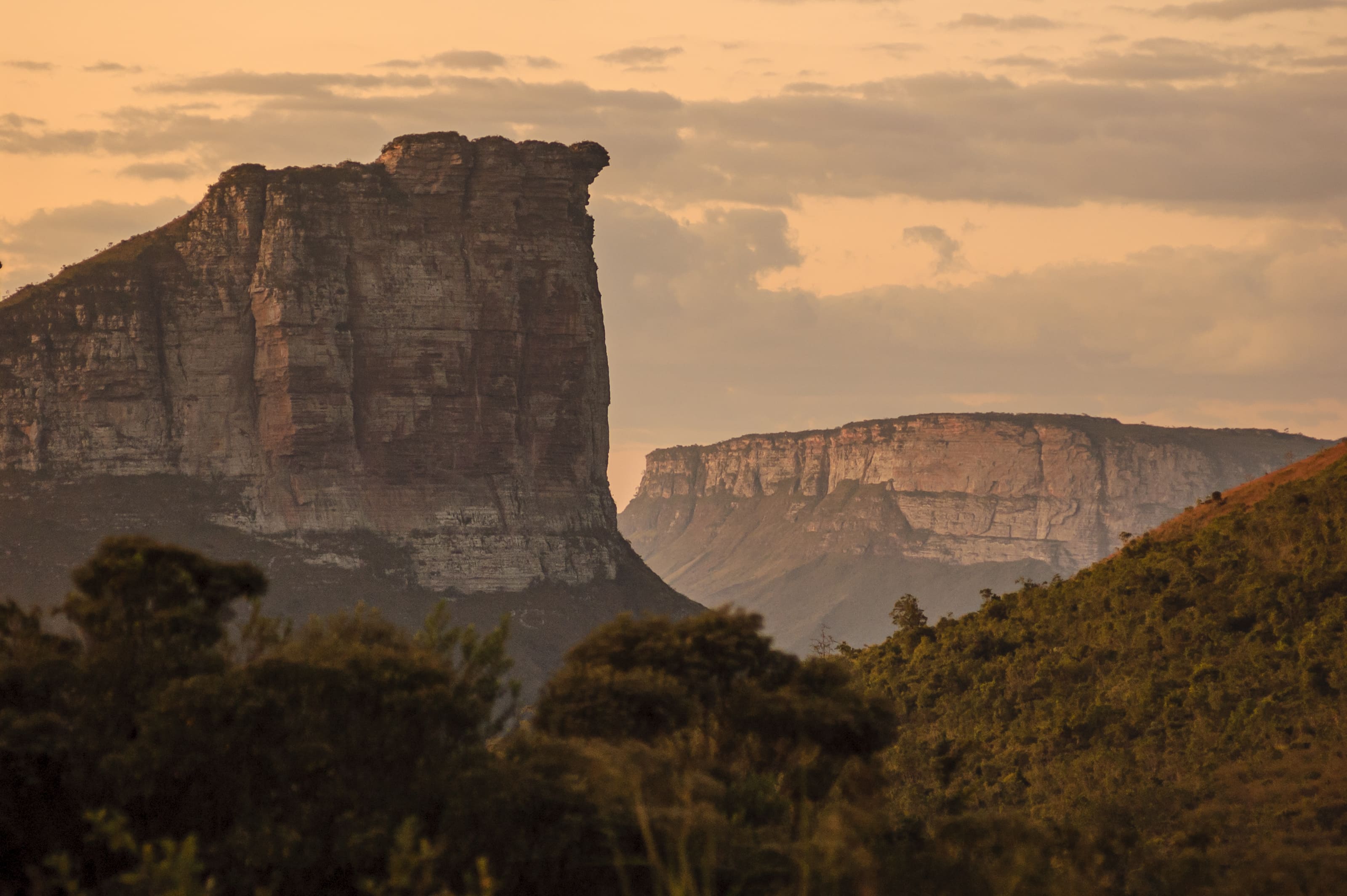 Penhascos rochosos do Parque Nacional da Chapada (1)