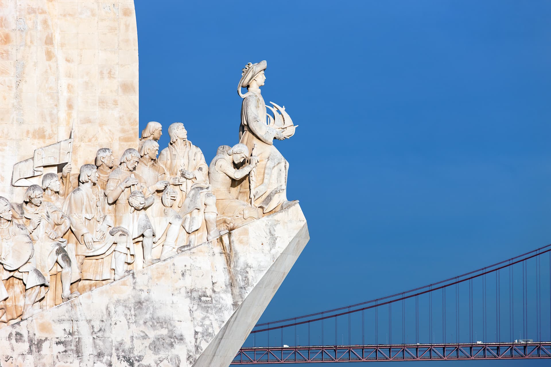 Vista do monumento Padrao dos Descobrimentos