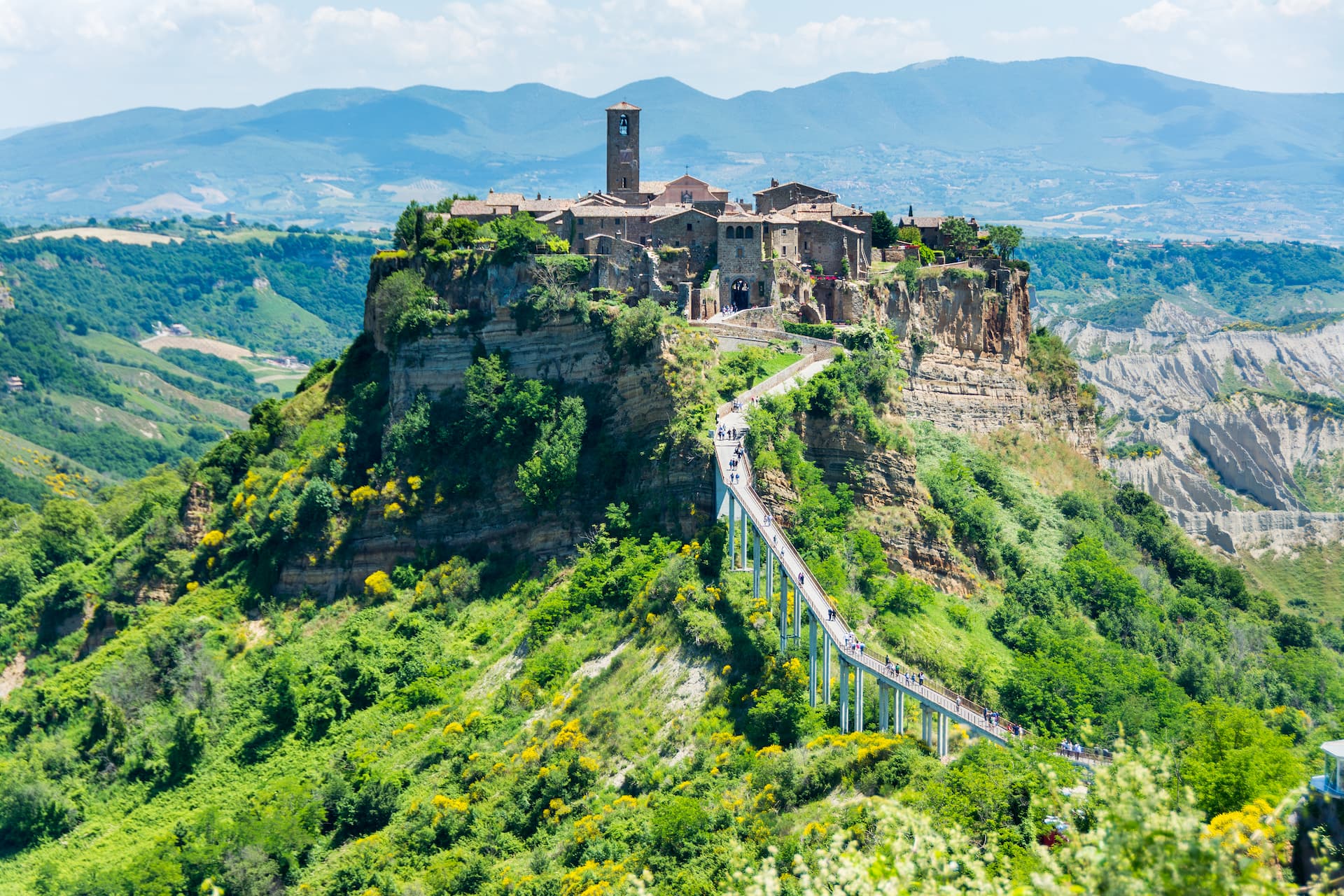 cidade morta de Civita di Bagnoregio