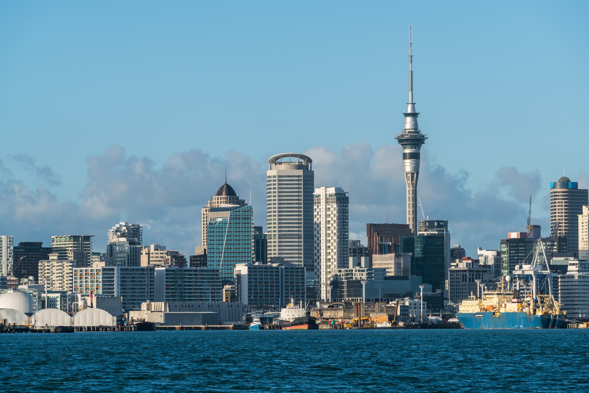 Horizonte da cidade de Auckland, Nova Zelândia (1)