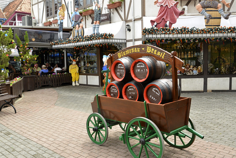 Parque da Vila Germânica onde acontece a Oktoberfest em BlumenauSC