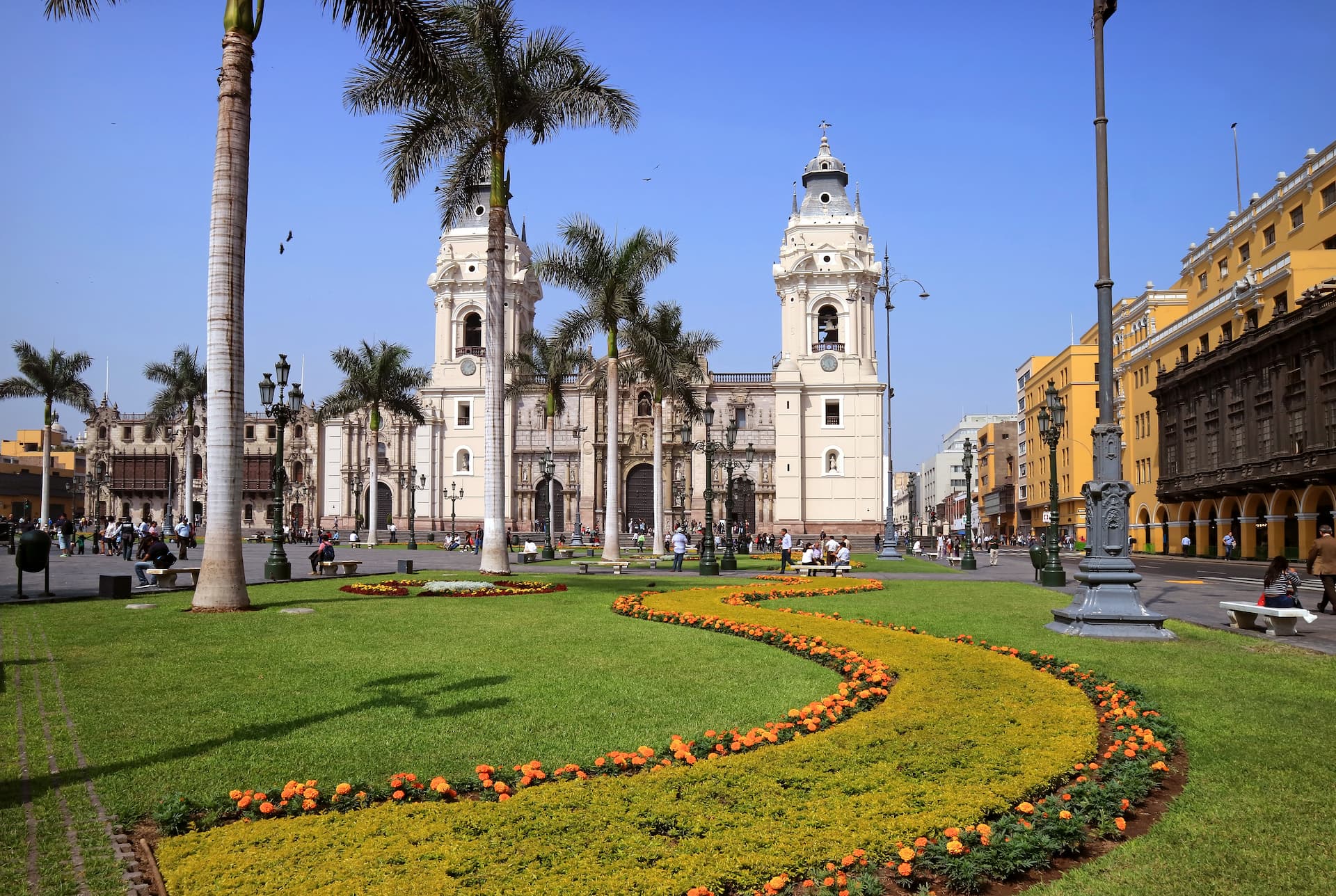 A Catedral de Lima localizada no coração da Praça Maior. (Créditos Freepiklovelypeace)