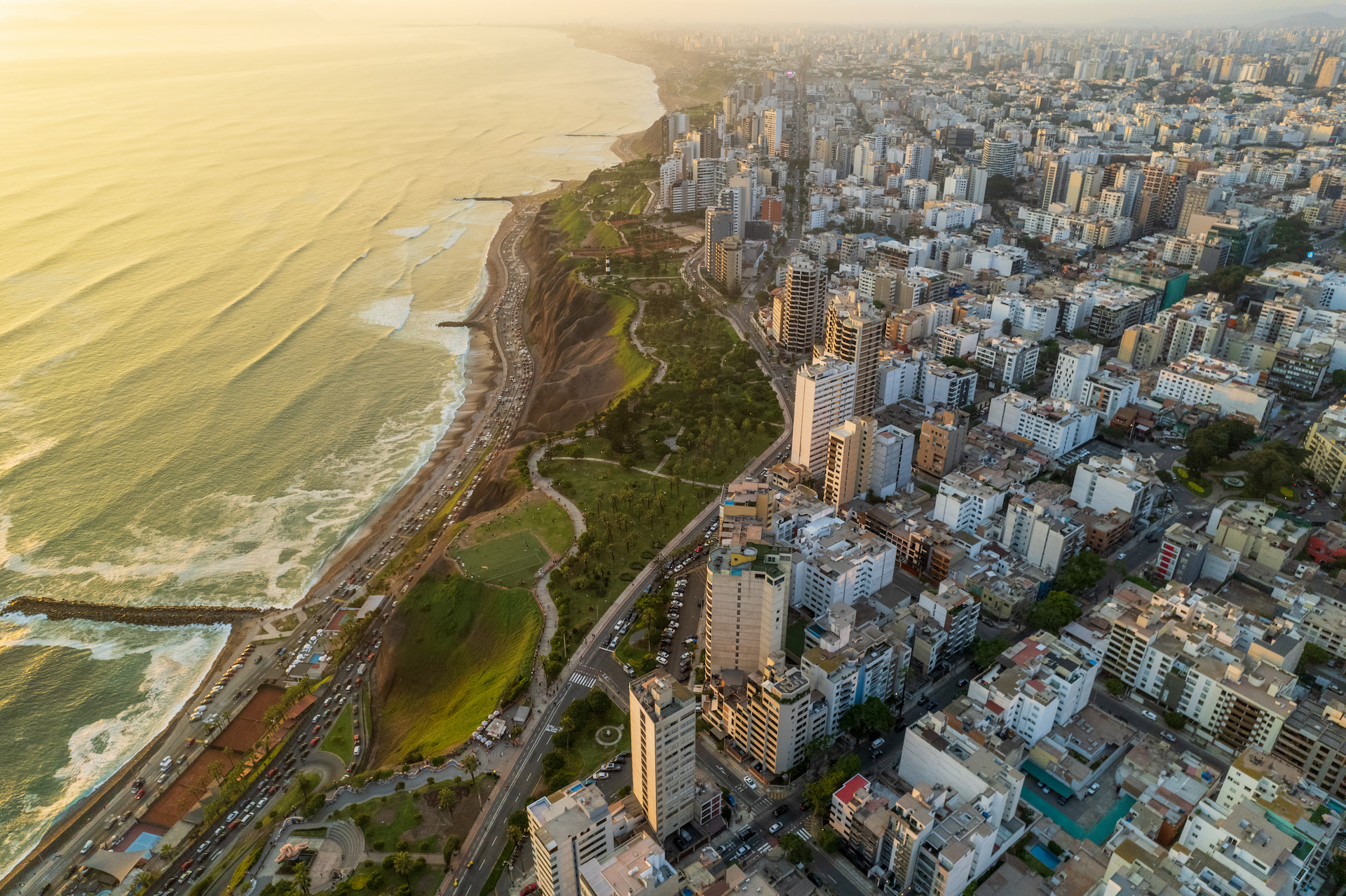 O bairro Miraflores visto de cima. (Créditos Freepikeagg13)