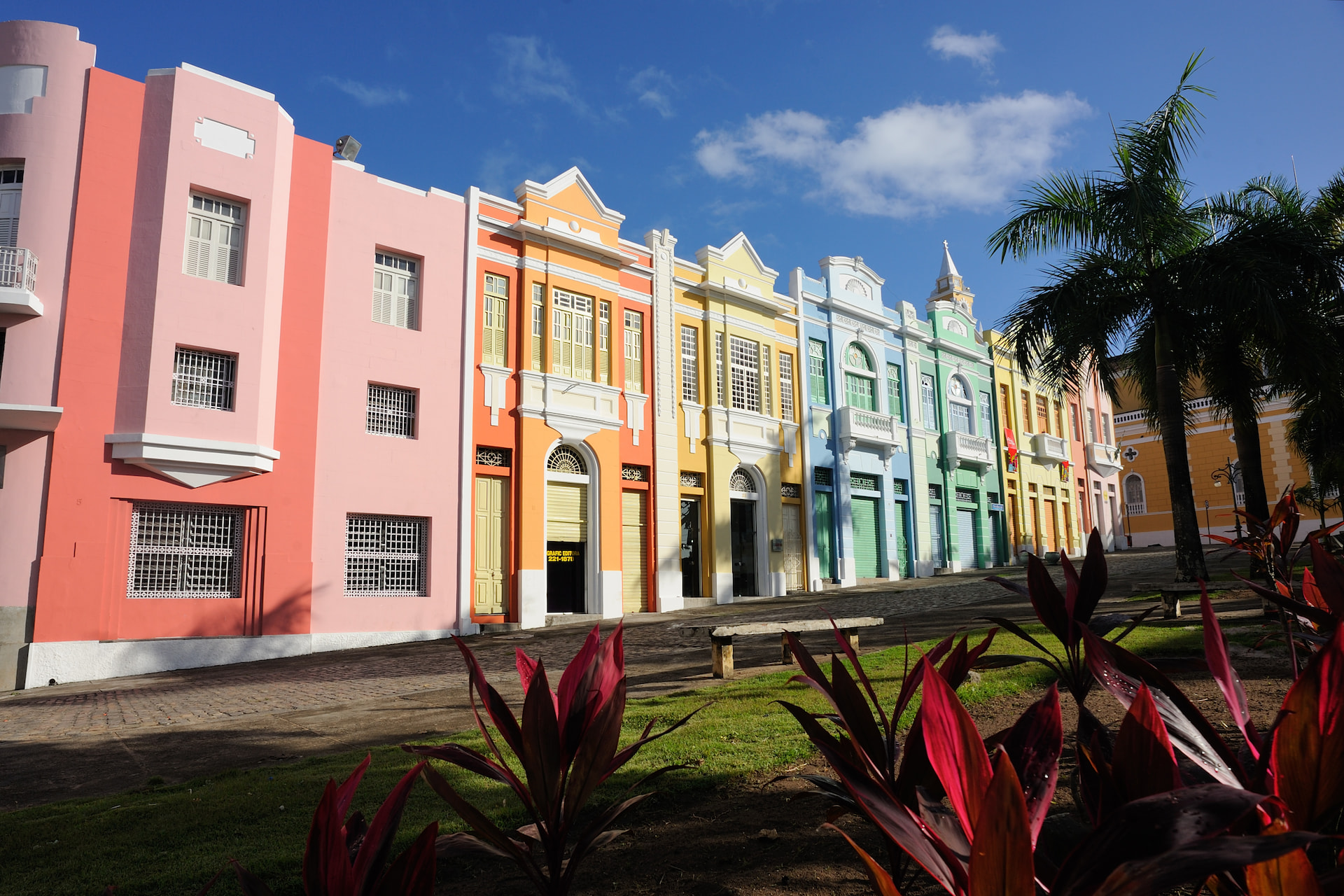 Prédios do centro histórico de João Pessoa. (Créditos Freepikcaciomurilo1)