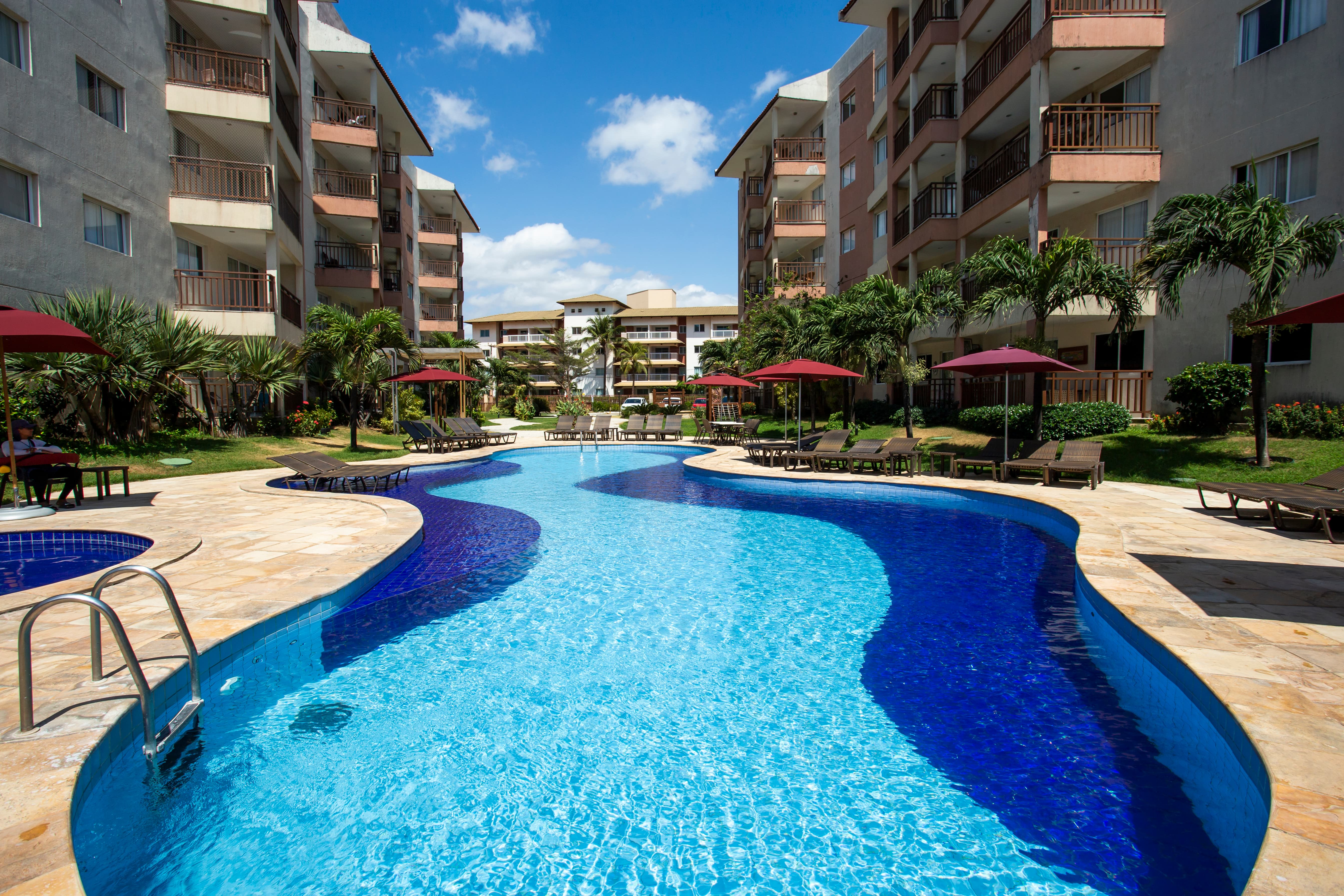 Uma das piscinas do Wellness Beach Park Resort (Créditos Beach ParkTadeu Brunelli)