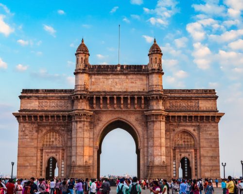 Portal da Índia, em Mumbai (Crédito: Freepik/@saiko3p)