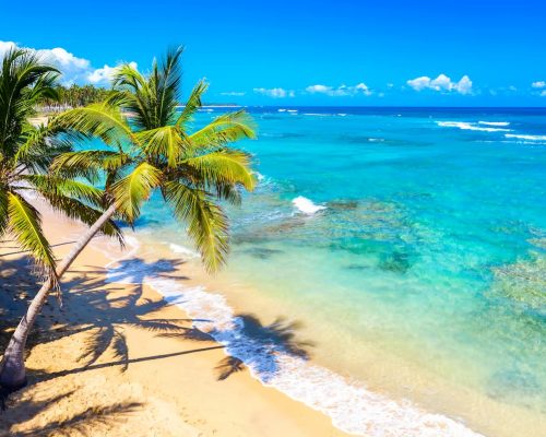 Punta Cana, um paraíso banhado pelas águas cristalinas do Mar do Caribe.