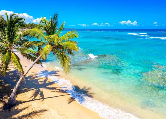 Punta Cana, um paraíso banhado pelas águas cristalinas do Mar do Caribe.