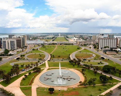 vista area de Brasília
